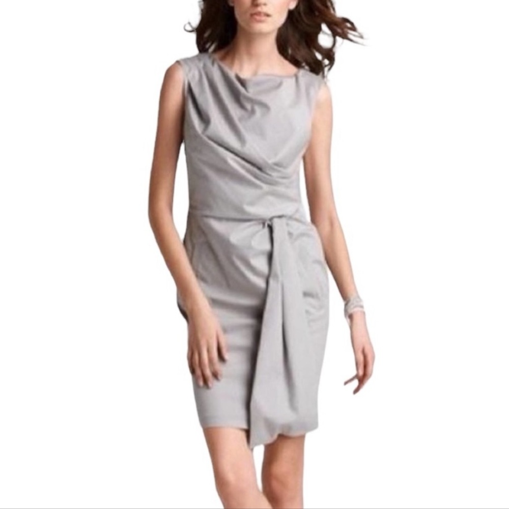 DVF Gray Amara Sheath Dress